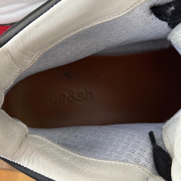 Ba&sh high top sneakers in leather - Picture 3 of 4